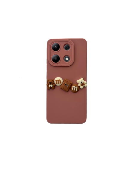 Xiaomi Redmi Note 13 Pro 4g Kılıf 3d M Bear Kamera Korumalı Silikon Kapak