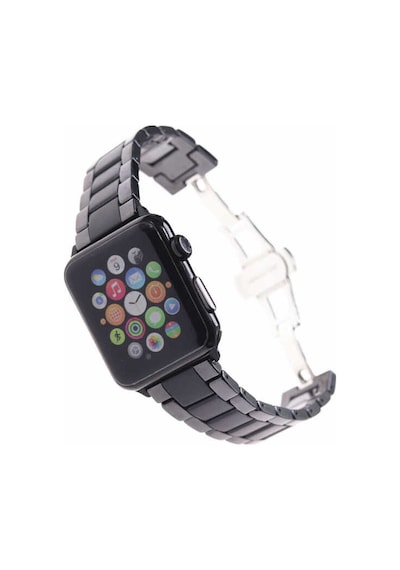 Watch 42mm Mat Seramik Metal Tknc Kordon-siyah