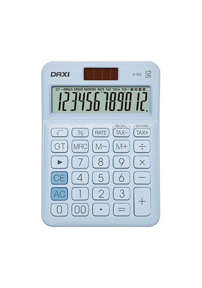 Daxı X-100 Hesap Makinası Çok Renkli
