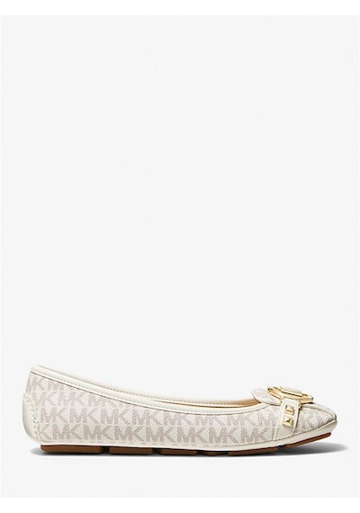 Michael Kors Fulton Moccasin Kadın Babet Krem