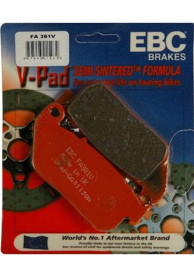 Ebc Fa381V 2012-2013 Harley-Davidson Sportster 72 Ön Fren Balatası