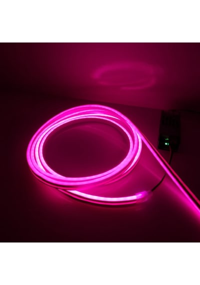 Neon Led 12 Volt Pembe Işık Dış Mekan 3 Metre