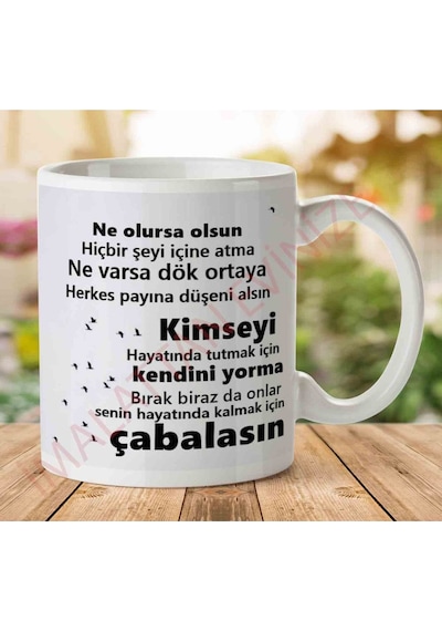 A2748 Herkes Payına Düşeni Alsın İki Tarafı Baskılı Kupa Bardak.jpg