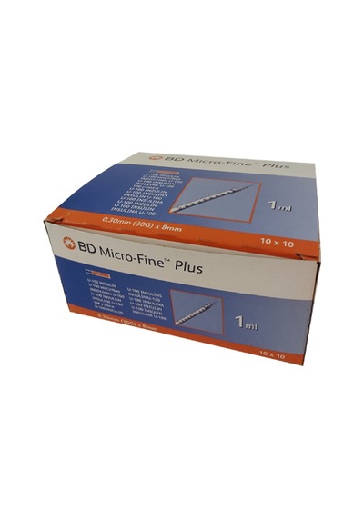 Bd Micro-Fine Plus Enjektör 1 ML 100 Adet