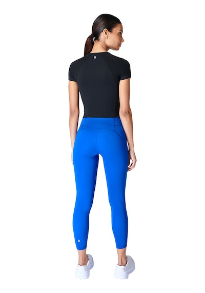 Sweaty Betty Sweaty Betty Athlete Crop Seamless Workout Kadın Siyah Koşu Tank Top Blk Siyah