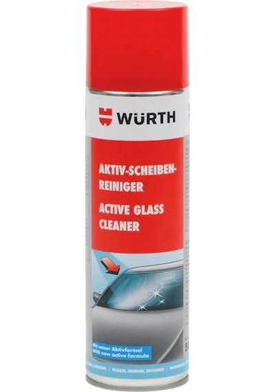Würth Cam Temizleme Köpüğü-Sprey 500 Ml Aktıve Glass Cleaner Würt