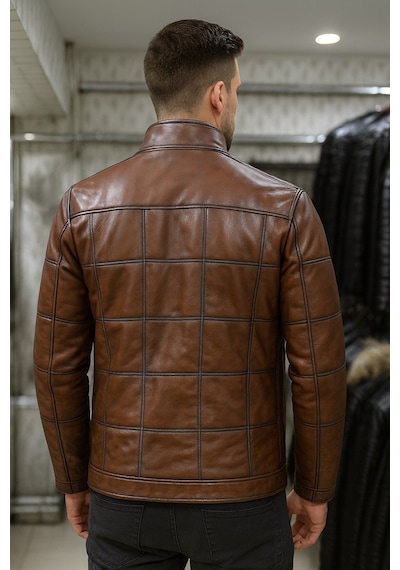 Deriwork Erkek Kahverengi Mont E07 Taba