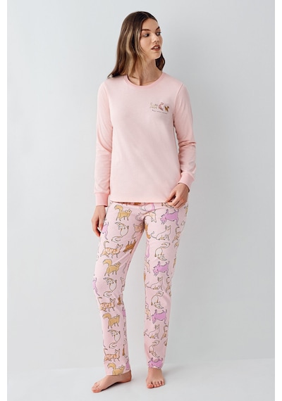 Rolypoly Kadın Pembe Pijama Takımı Rp3710-s-v2 Pembe