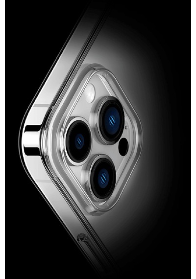 Newface Apple Uyumlu iPhone 15 Pro Max Kılıf Tron Şeffaf Magsafe Kapak - Şeffaf Şeffaf