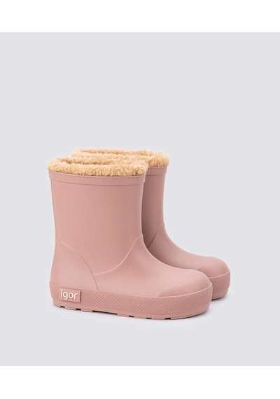 Igor W10306 Yogi Borreguito Kürklü Yağmur Çizmesi Pembe Pembe