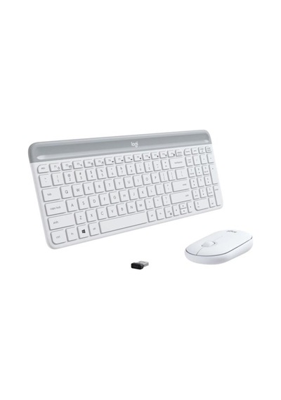 Logıtech Mk470 Beyaz, 920-009436, Kablosuz, Türkçe Q, Klavye Mouse Set