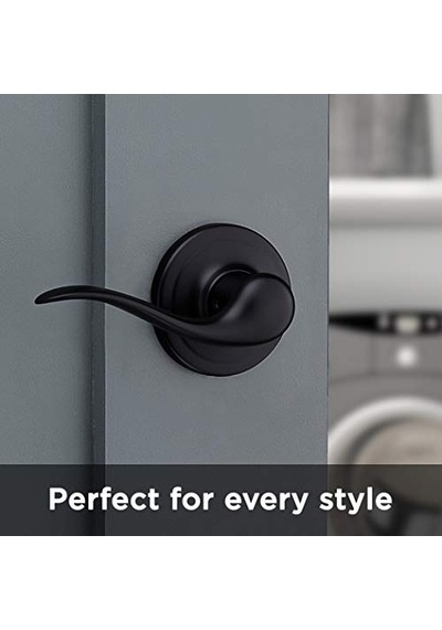 97200-816 Tustin Hall/closet Lever, Iron Black Genel