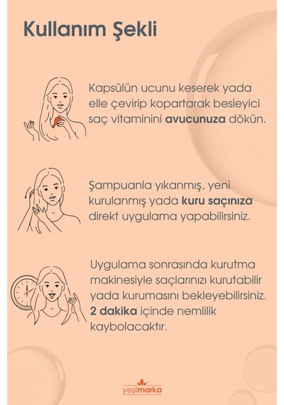 Yeşilmarka Saç Vitamini Moısture Booster 15 Ml