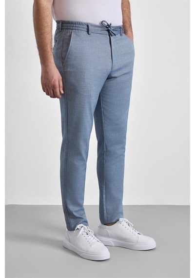 Süvari Lacivert Slim Düz Jogger Pantolon Pn2020500765-m09