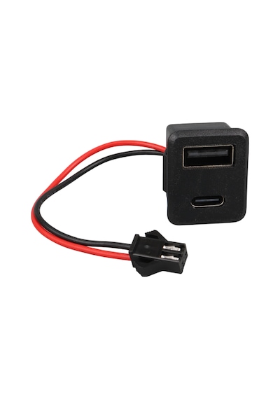Pano Tip Kare Type-c + Usb Şarj Soketi Bağlantı Modülü