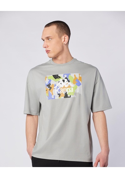 Kappa Tarsty Tee Erkek Gri Comfort Tişört