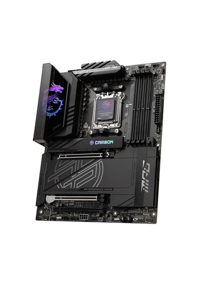 Msı Mpg X870e Carbon Wıfı Am5 Ddr5 8400mhz Oc Usb4 4x M.2 Hdmı 5g Lan 2.5g Lan Wıfı 7 Rgb