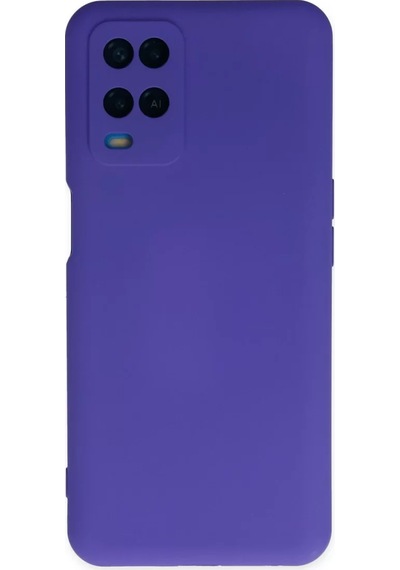 Newface Oppo A54 4g Kılıf Nano İçi Kadife Silikon - Mor