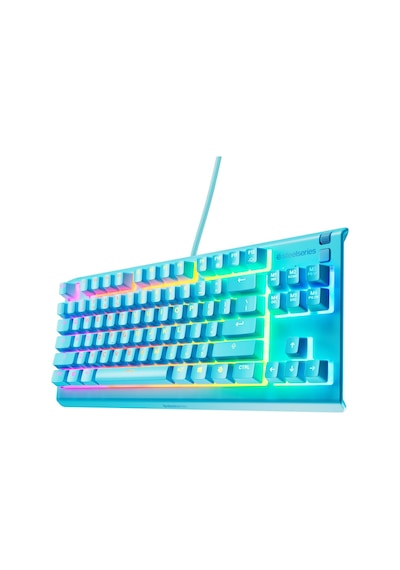 Steelseries Apex 3 Tkl Rgb Suya Ve Toza Dayanıklı Türkçe Gaming Klavye Mavi
