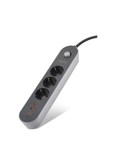 Büro Ev Ofis İçin 2mt 3priz 2usb 1typec Beyaz Anahtarlı Termal Akım Korumalı Uzatma Kablosu Diğer