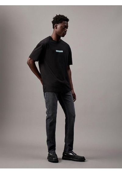 Calvin Klein Slım Taper Jeans-7275 Denim Black