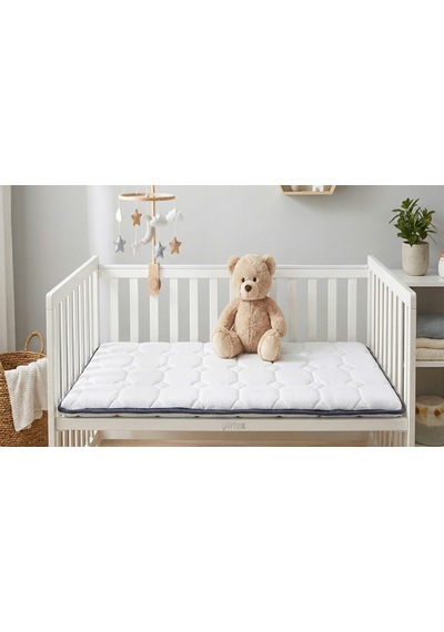 5cm Sade Süngerli Bebek Çocuk Beşik Yatağı 60x120 Park Yatak Oyun Parkı Yatağı 60 x 120 CM