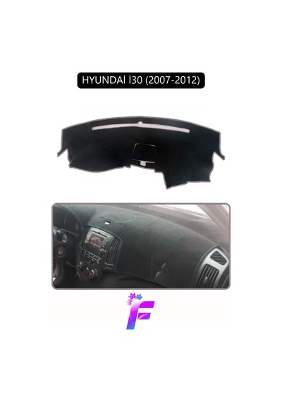 Hyundai İ30 2007-2012 Uyumlu Torpido Örtüsü Kolay Montaj Yansıma Önleyici Tam Koruma G54