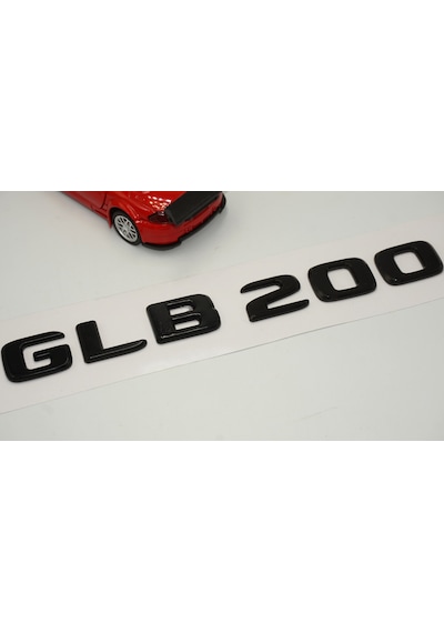 GLB 200 Bagaj Parlak Siyah ABS 3M 3D Yazı Logo