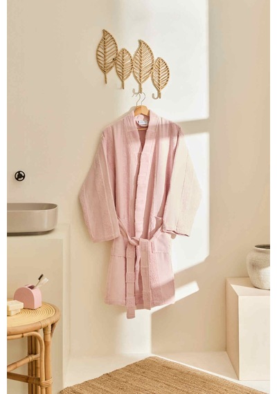 Kaşmir Home Zoe Muslin Bornoz Rose