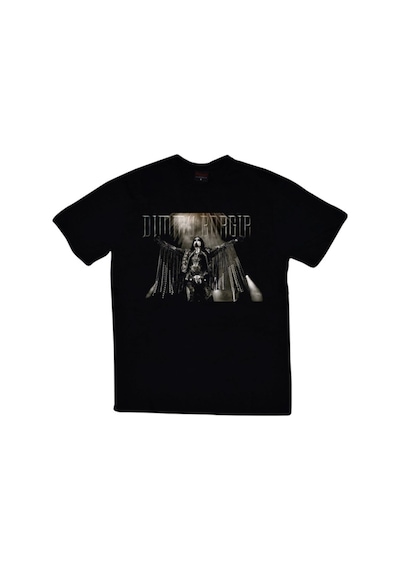 Stoned&Fame Siyah Dimmu Borgir Baskılı T-shirt SIYAH