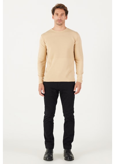 AC&Co / Altınyıldız Classics Erkek Bej Anti-Pilling Özellikli Tüylenme Yapmayan Standart Fit Bisiklet Yaka Çizgi Dokulu Triko 4A4921100065KBJ3XL Bej AC&Co / Altınyıldız Classics Erkek Bej Anti-Pilling Özellikli Tüylenme Yapmayan Standart Fit Bisiklet Yaka Çizgi Dokulu Triko 4A4921100065KBJ3XL Bej