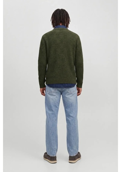 Jack & Jones Jjjaxon Erkek Kazak 12306928 Haki