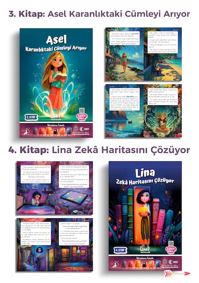 Umy Yayınları Kitapların İzinde Seti 5 Kitap - Çocuklar İçin Hayal Gücü, Dikkat Ve Problem Çözme Becerisi Geliştiren Macera Seti
