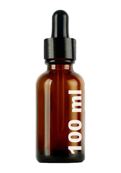 Afracam Amber 100 Ml Kapaklı Dropper Damlalık Cam Şişe 20 Adet Siyah