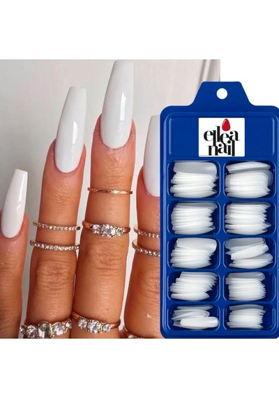 Ellea Nail Takma Tırnak Kemik Rengi 100 Adet
