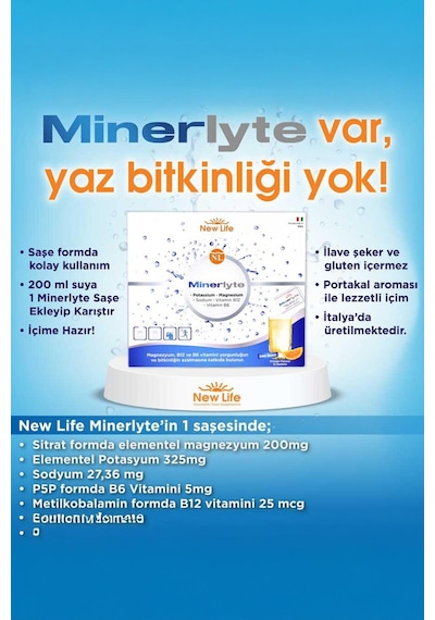New Life Minerlyte 12 Saşe 2 Adet