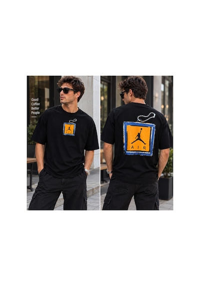 Gugus Kadın Outlet Tek Kalan Üst Giyim Modeller Siyah-air-tshirt