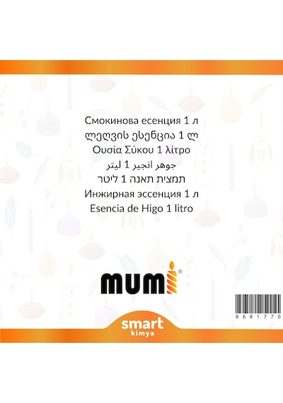 Frenk İnciri Mum Esansı 1 Litre Şeffaf