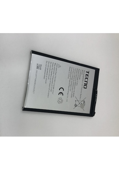 Tecno Spark 6 Go (KE5k) Batarya 5000 mAh