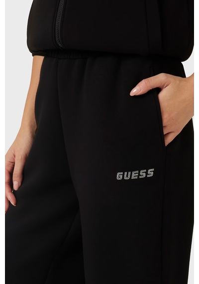 Guess Bayan Pantolon V4bb13 K7uw2 Jblk Siyah Siyah