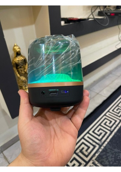 Bıg Dıamond Işıklı Şık Tasarımı Renk Değiştirme Özellikli Bluetoothlu Hoparlör