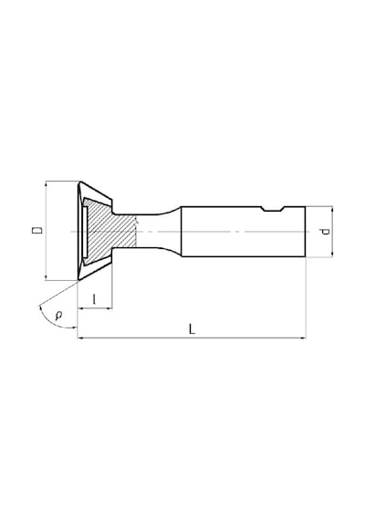 Fett 60 X20mm Zps Dın1833a Hss Co5 Kırlangıç Freze