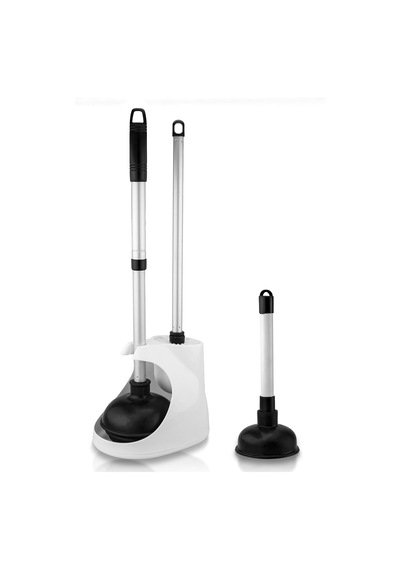 60168a Tuvalet Pompası Seti 4 Parça Bonus Mini Lavabo Ve Tahliye Pompası, Fırça Ve Kutu Kompakt Patentli Çok Açılı Tasarım Teleskopik Alüminyum Sap, Siyah Beyaz - Çok Renkli 60168a Tuvalet Pompası Seti 4 Parça Bonus Mini Lavabo Ve Tahliye Pompası, Fırça Ve Kutu Kompakt Patentli Çok Açılı Tasarım Teleskopik Alüminyum Sap, Siyah Beyaz - Çok Renkli