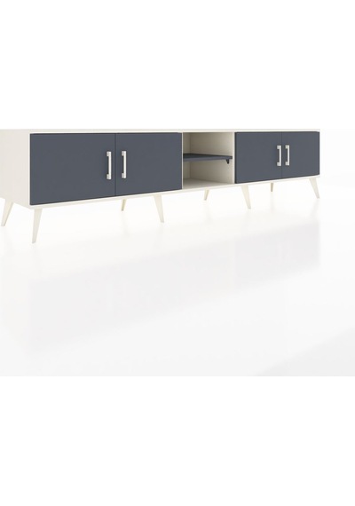 Hyperion Tv Ünitesi 3 Raflı 4 Kapaklı 220x44x51 Aytaşı-antrasit Antrasıt/antrasıt - Aytası Hyperion Tv Ünitesi 3 Raflı 4 Kapaklı 220x44x51 Aytaşı-antrasit Antrasıt/antrasıt - Aytası