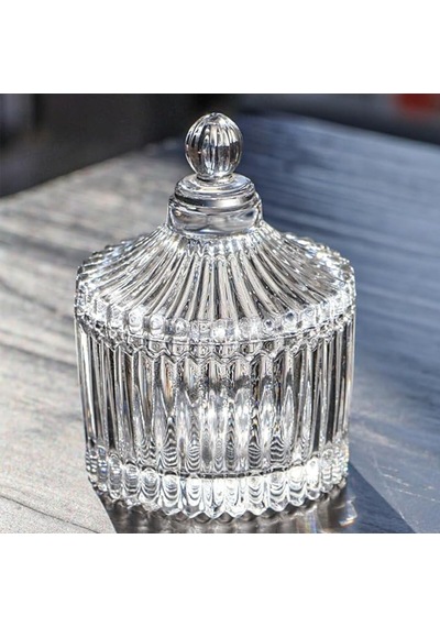 Glass Jar Tg-025-1 Cam Lokumluk Ve Şekerlik Diğer