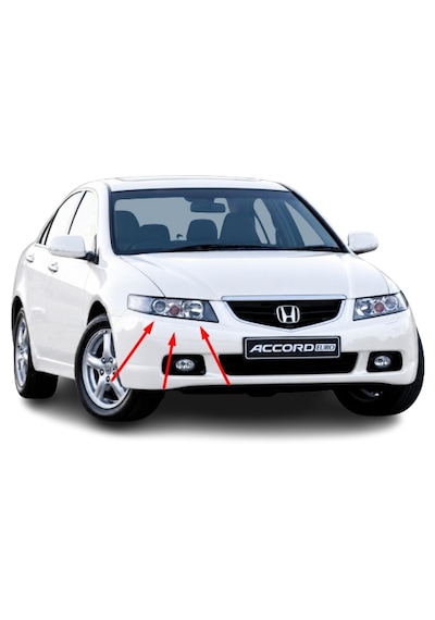 Honda Accord 2003-2005 Arası Depo Sağ Ve Sol Far Takım 33151-sea-g01 / 33101-sea-g01