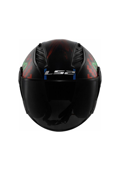 Ls2 Aırflow 2 Happy Dreams Mat Kask Siyah Vizör Tek Renk