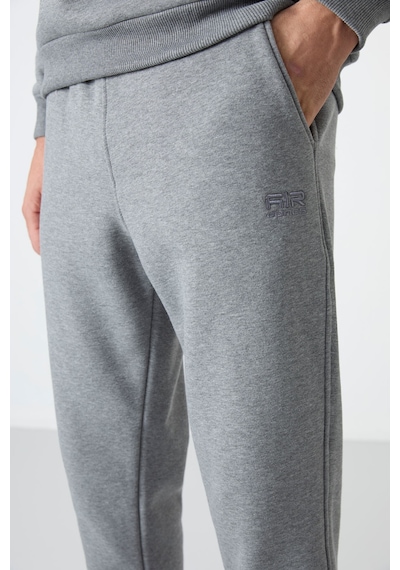 Tommy Life Andy Gri Melanj Şardonlu Erkek Eşofman Takım - 85190 GRİ MELANJ