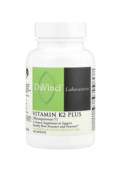 Davinci Laboratories, Vitamin K2 Plus, 60 Capsules