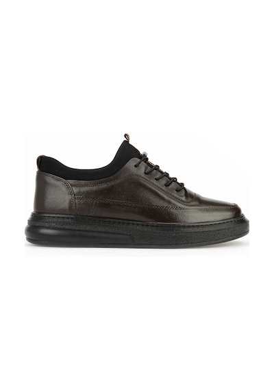 Ziya Erkek Hakiki Deri Sneaker 161423z88 Kahve 161423z88 300 40